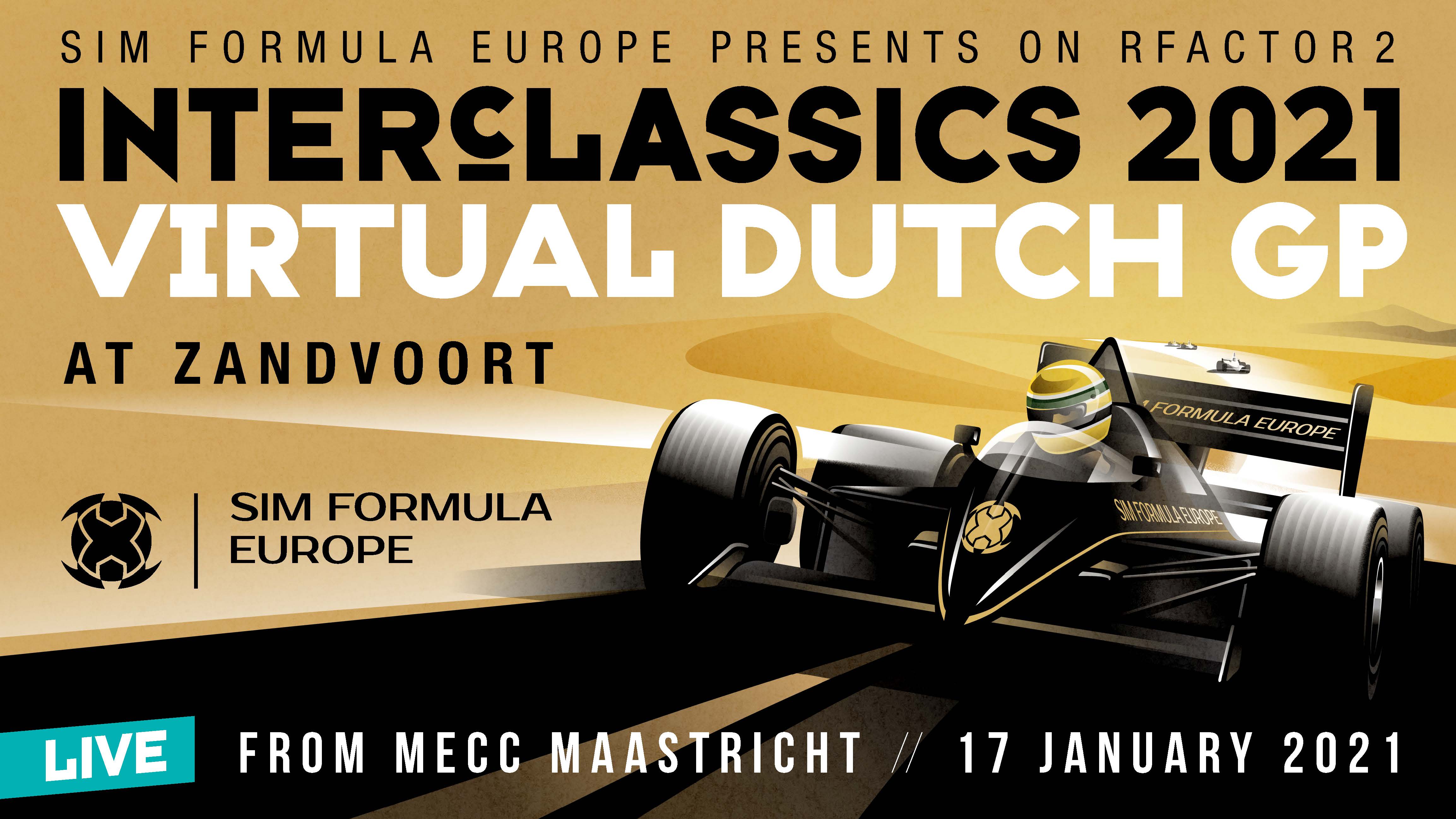 Maastricht Podium des ersten virtuellen Grand Prix der Niederlande